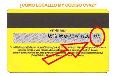 Credit Card CVV2 Example